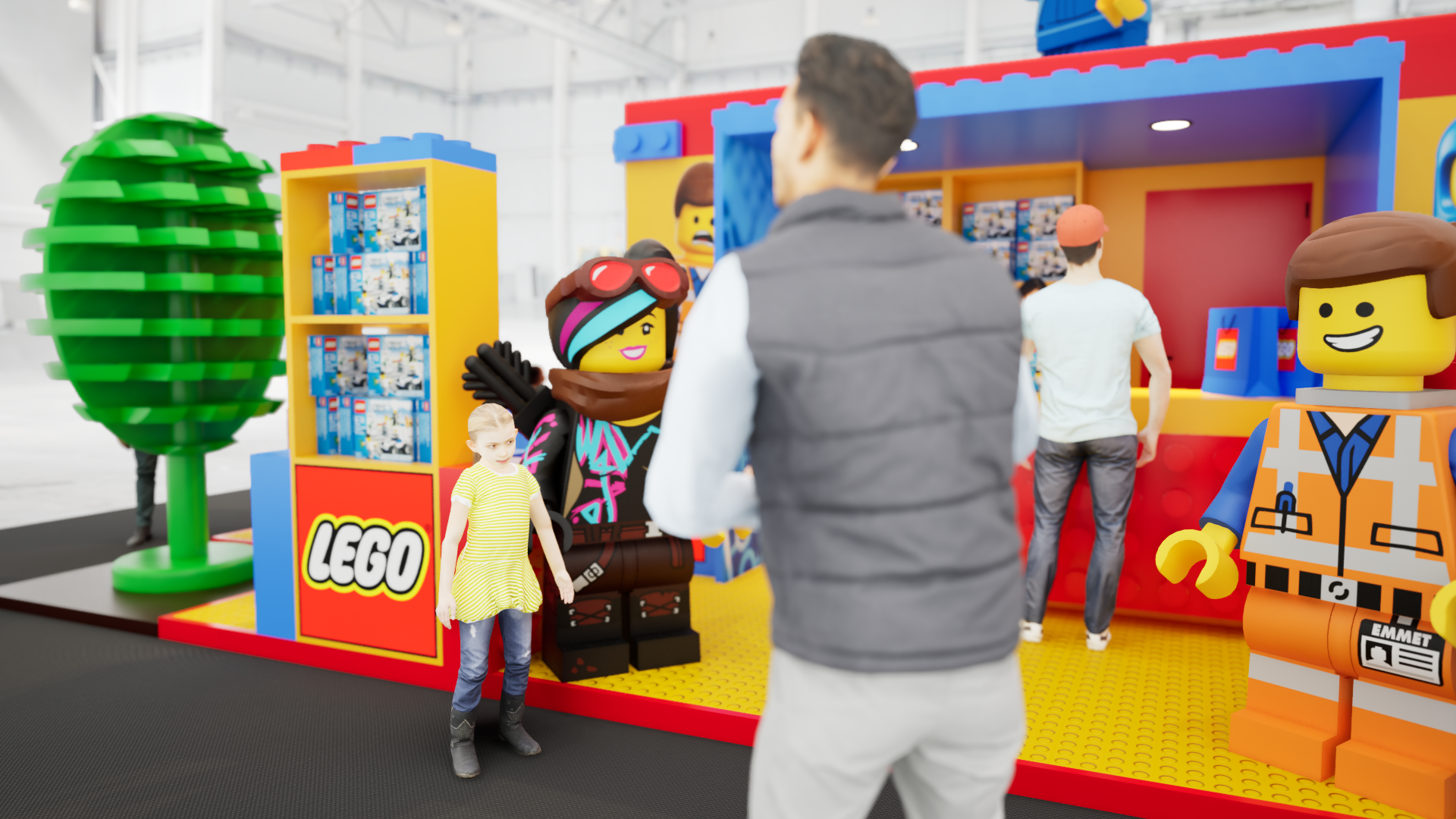 Stationery design of letterhead and business cards for the company Anders on top of a blurred photo of a house interior.