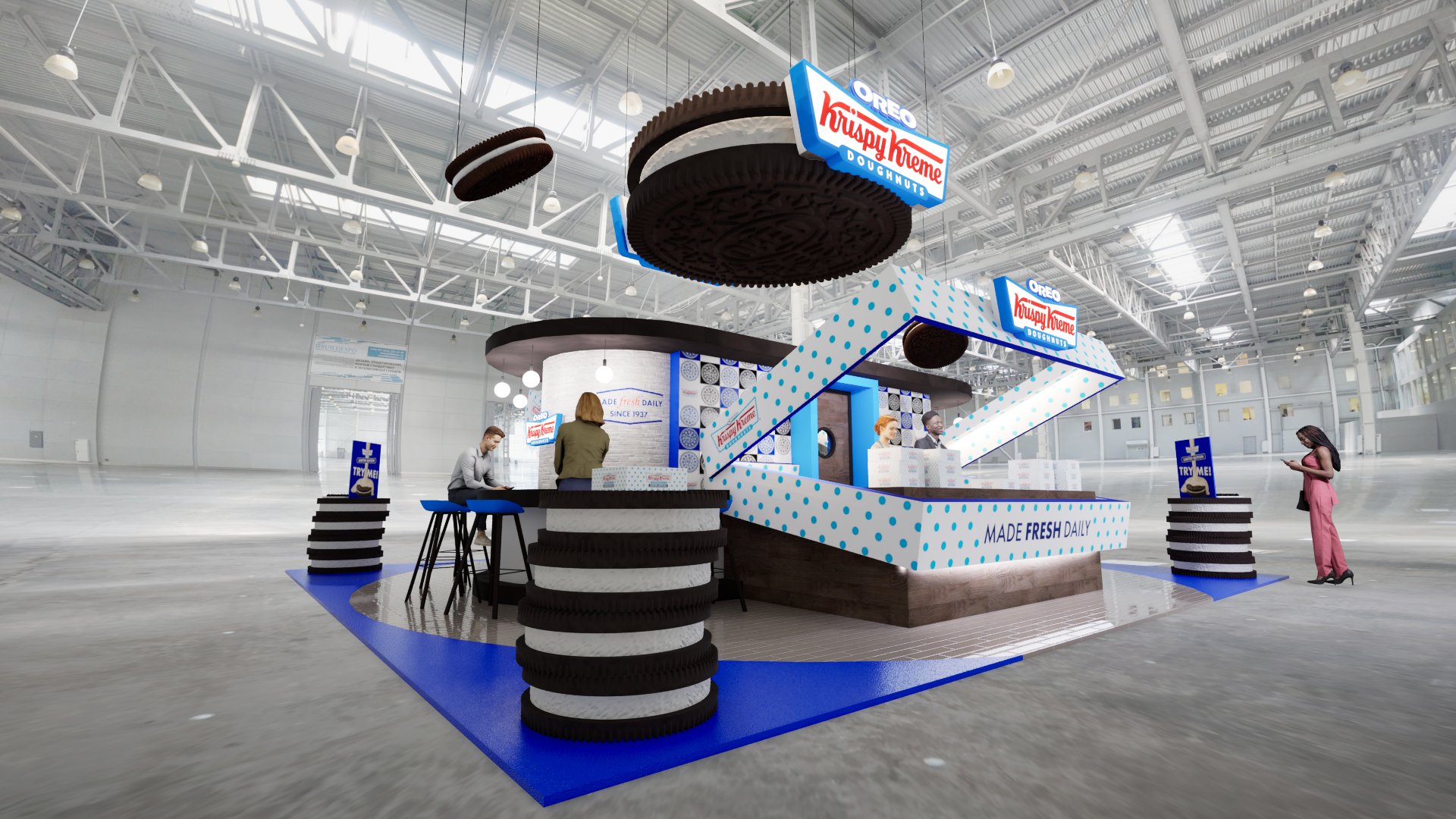 Graphic of a typography specimen showing the alphabet and numerals on top of a dark gray background.