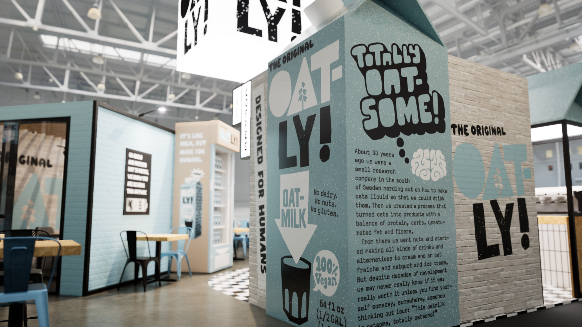 Stationery design of letterhead and business cards for the company Anders on top of a blurred photo of a house interior.