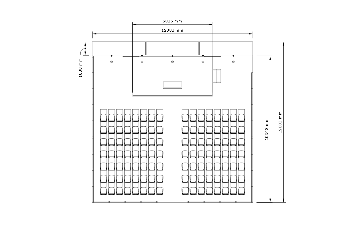 Graphic of a close up of a website depicting an Our Projects page with sample project names and dates.