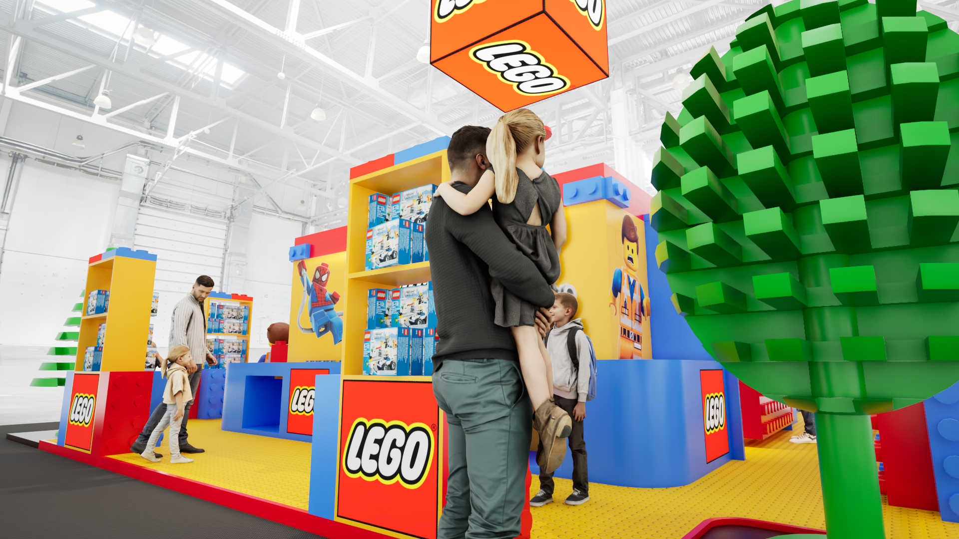 Graphic of a close up of a website depicting an Our Projects page with sample project names and dates.