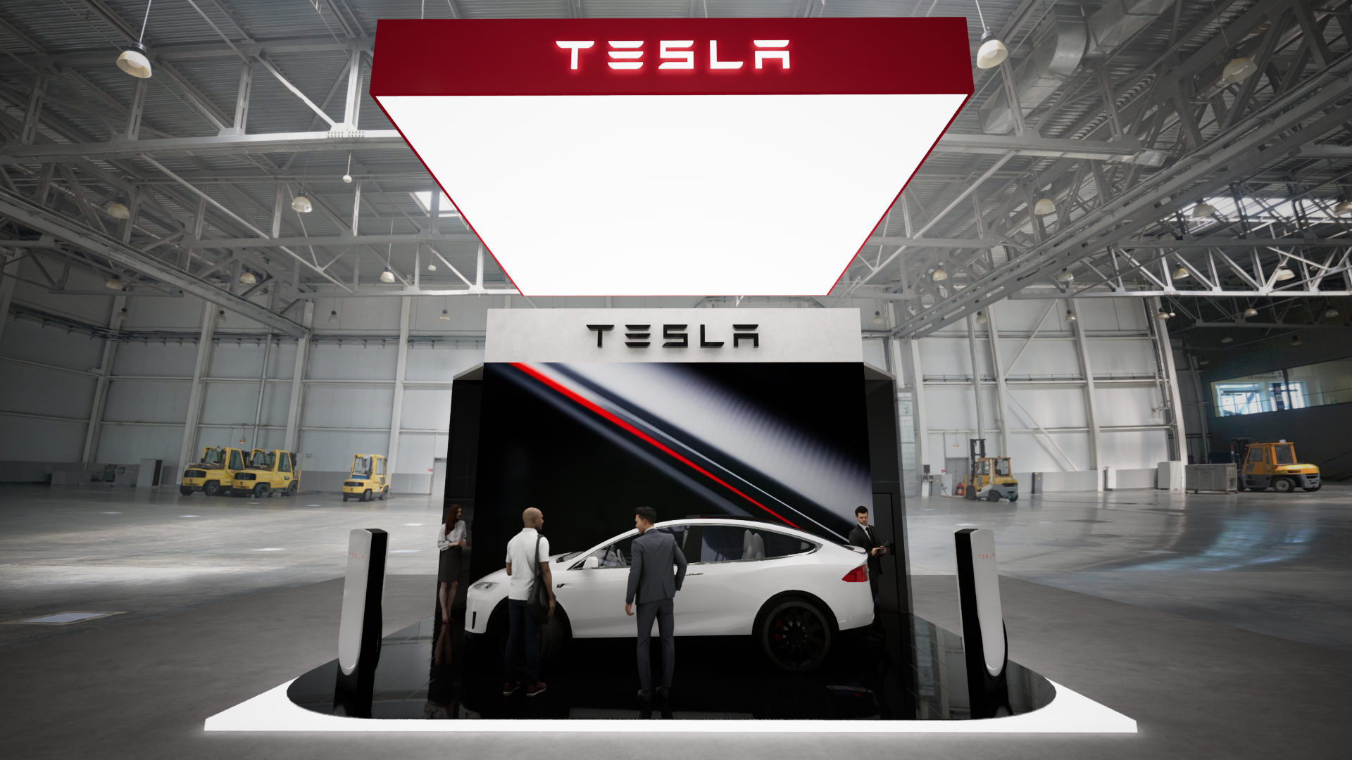 Graphic of a close up of a website depicting an Our Projects page with sample project names and dates.